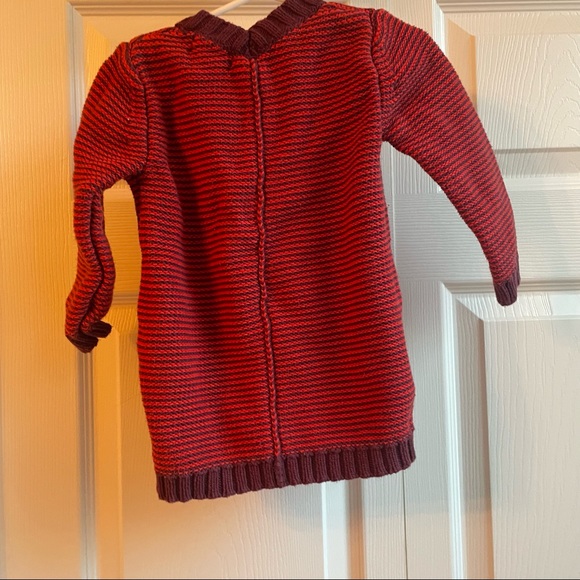 Old navy girls cardigan sweater chunky 3t red - Picture 3 of 3